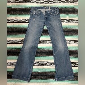 7 For All Mankind Women's Blue Jeans